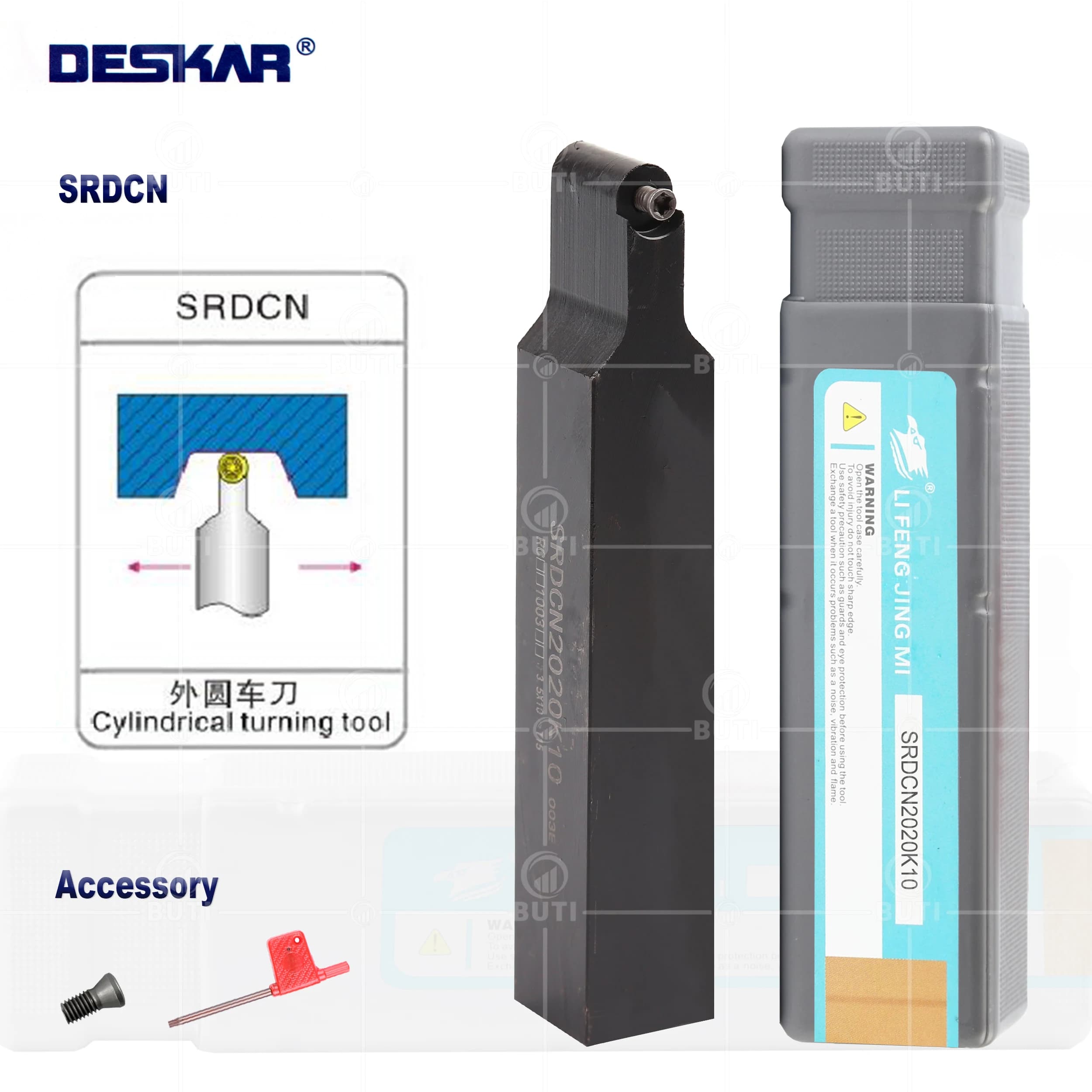 DESKAR 100% Originale SRDCN1010H10 1616H08 2020K10 2020K12 2525M12 Portautensili per Tornitura Esterna Serie SRDCN RCMT