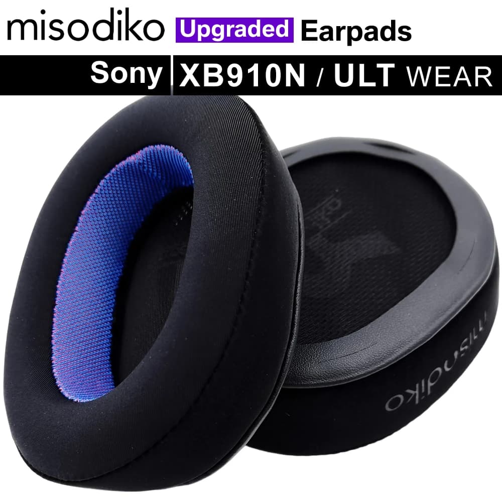 Misodiko Cuscinetti di ricambio aggiornati per cuffie Sony WH-XB910N, ULT WEAR