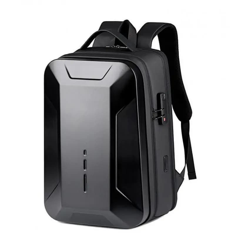 Zaino multifunzionale con guscio rigido da uomo, notebook da 15,6 pollici, borsa per studenti e-sport da uomo, borsa per computer da gioco da 17,3