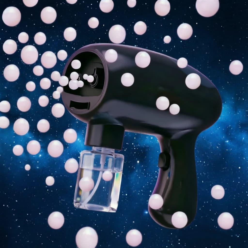 Macchina per bolle di fumo ricaricabile con porta Type-C, nuovo gioco per feste, matrimoni, compleanni, fotografia, regalo per bambini.