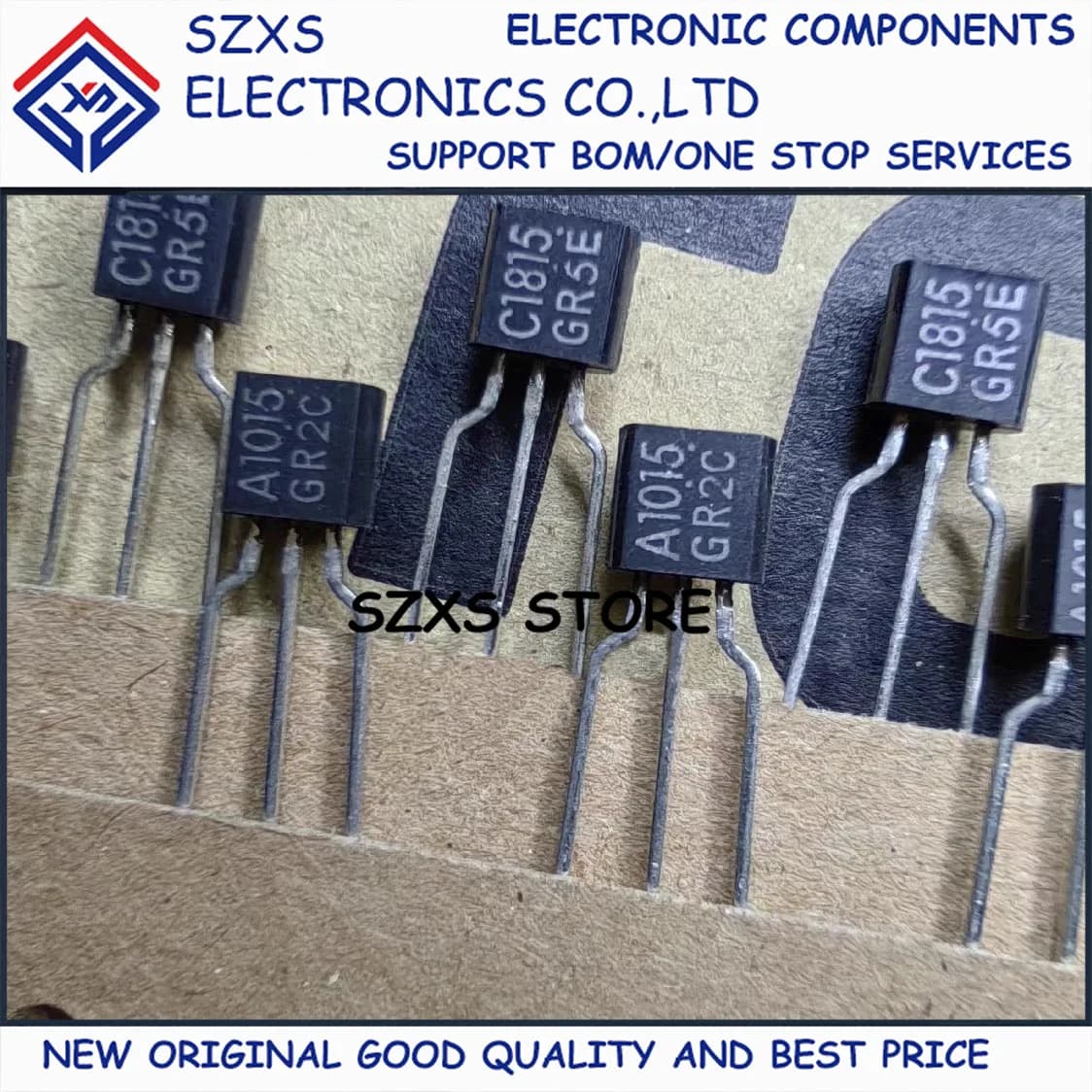 Nuovo originale 20 paia 2SA1015-GR + 2SC1815-GR O 2SA1015-Y + 2SC1815-Y TO-92 Transistor amplificatore audio Disponibile di buona qualità