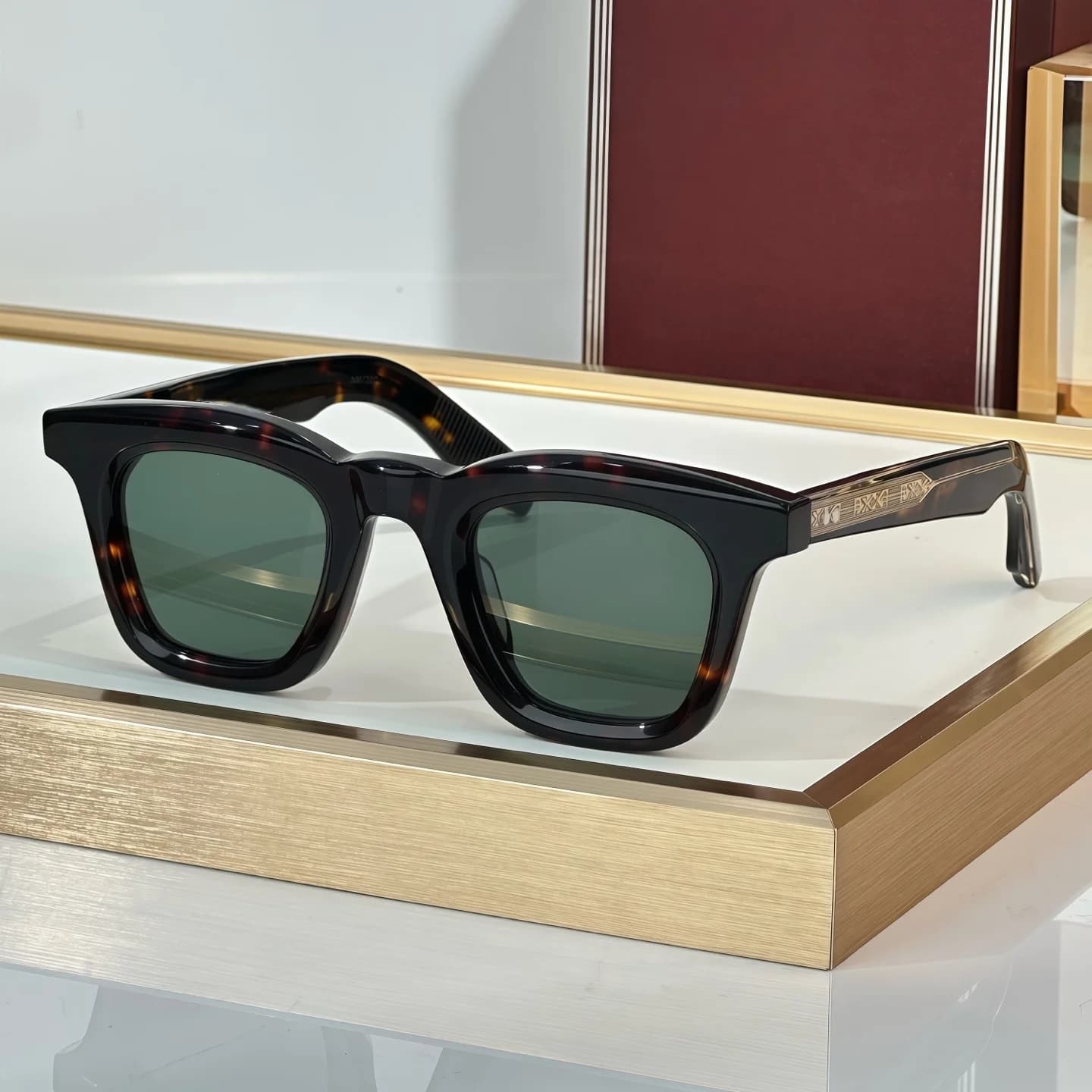 JMM LECLAIR Occhiali da sole da uomo Occhiali da sole da viaggio alla moda Occhiali da sole da donna di marca di lusso popolari in acetato spesso