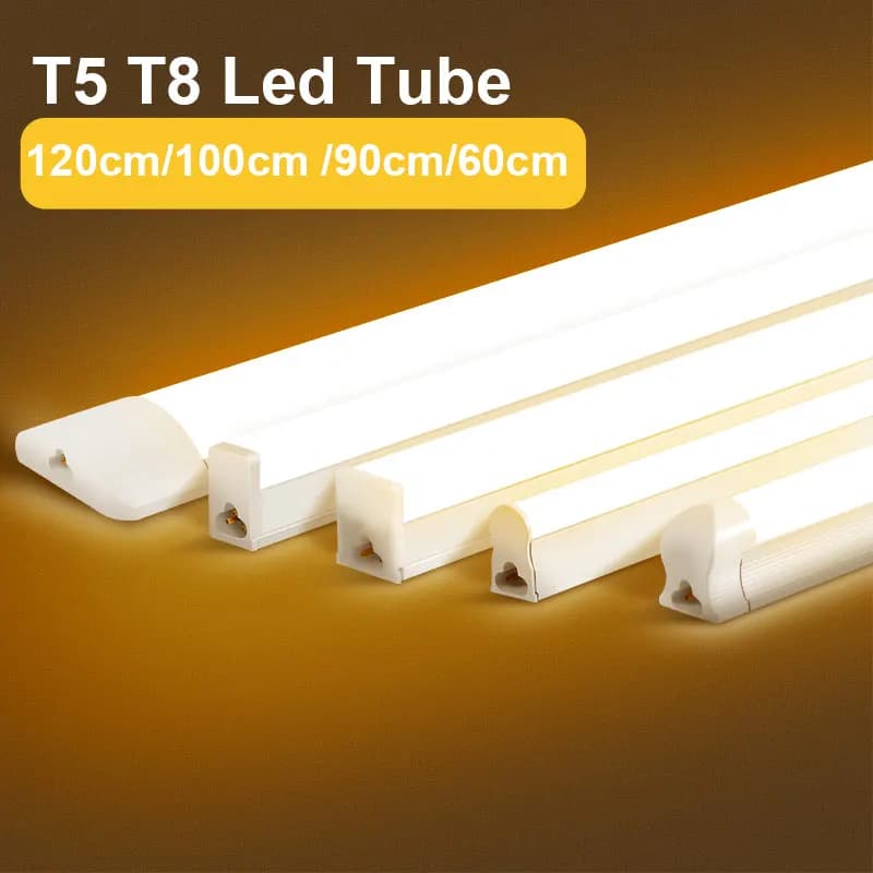 T5 T8 120 centimetri ha condotto la luce del tubo per la casa 110V 220V ha condotto la barra del tubo della lampada 40W 60W 4ft ha condotto la luce