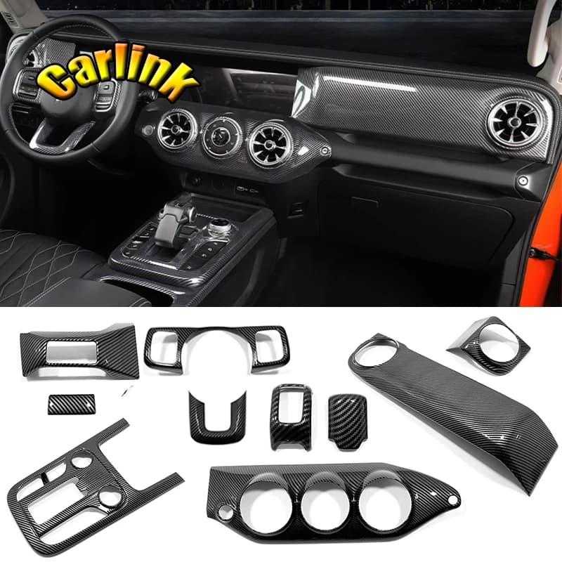 Per GWM Great Wall Tank 300 2022-2023 ABS Car Central Control presa d'aria decorazione del telaio del cambio Set completo di accessori