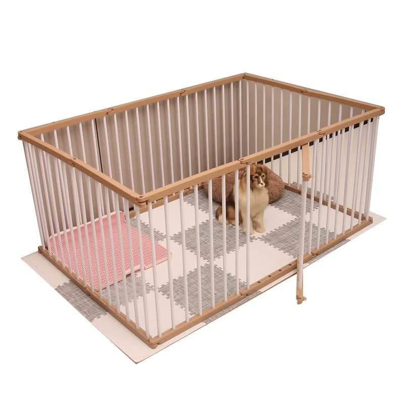 Recinto per cani da interno anti-fuga, box combinabile e modulare per cuccioli e cani di piccola taglia