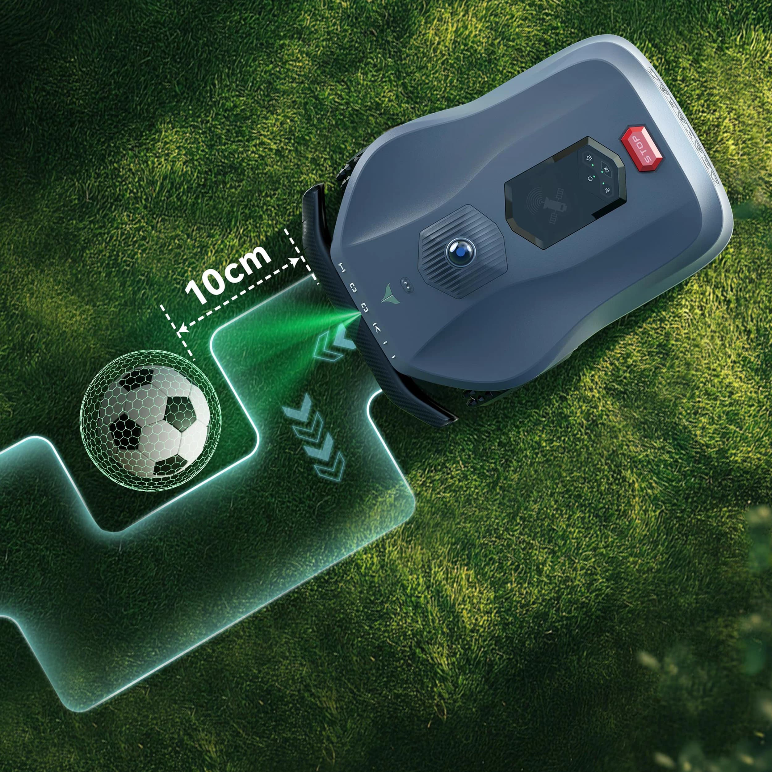 HOOKII Neomow Robot Tagliaerba Intelligente, senza fili, controllato da app, taglio automatico, evitamento ostacoli, antifurto e impermeabile,