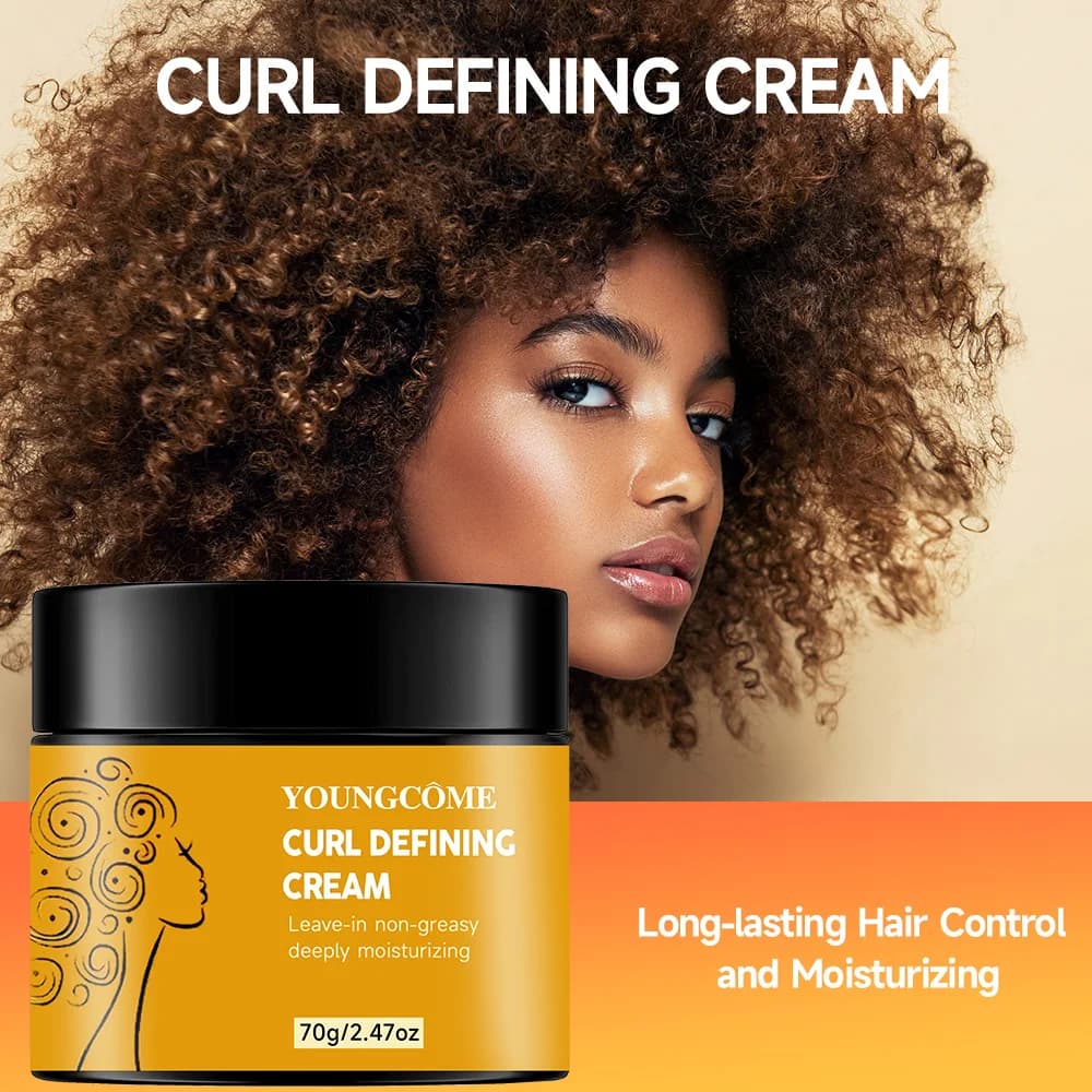 Curl Defining Cream Styling Scolpire Crespo Ondulato Boost Elastina Volumizzante Soffice Ispessimento Nutriente Migliora I Capelli Definisci Crea
