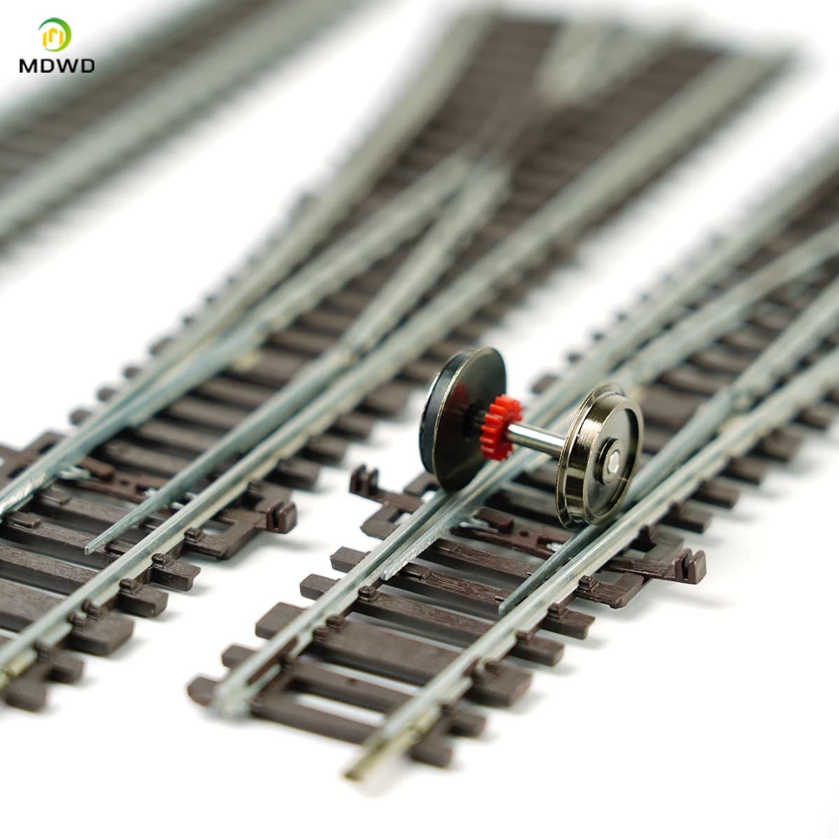 Scala Ho 1/87 Modello di binario ferroviario Be Powered Nichel Argento Calibro stretto Binario curvo Modello di binario di trasformazione
