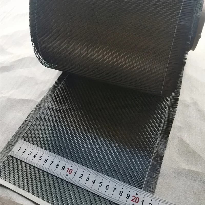 Panno in vera fibra di carbonio 3k T300 200 g/m2 Tessuto in twill semplice larghezza 10 cm/4 "20 cm/8" larghezza Panno di superficie