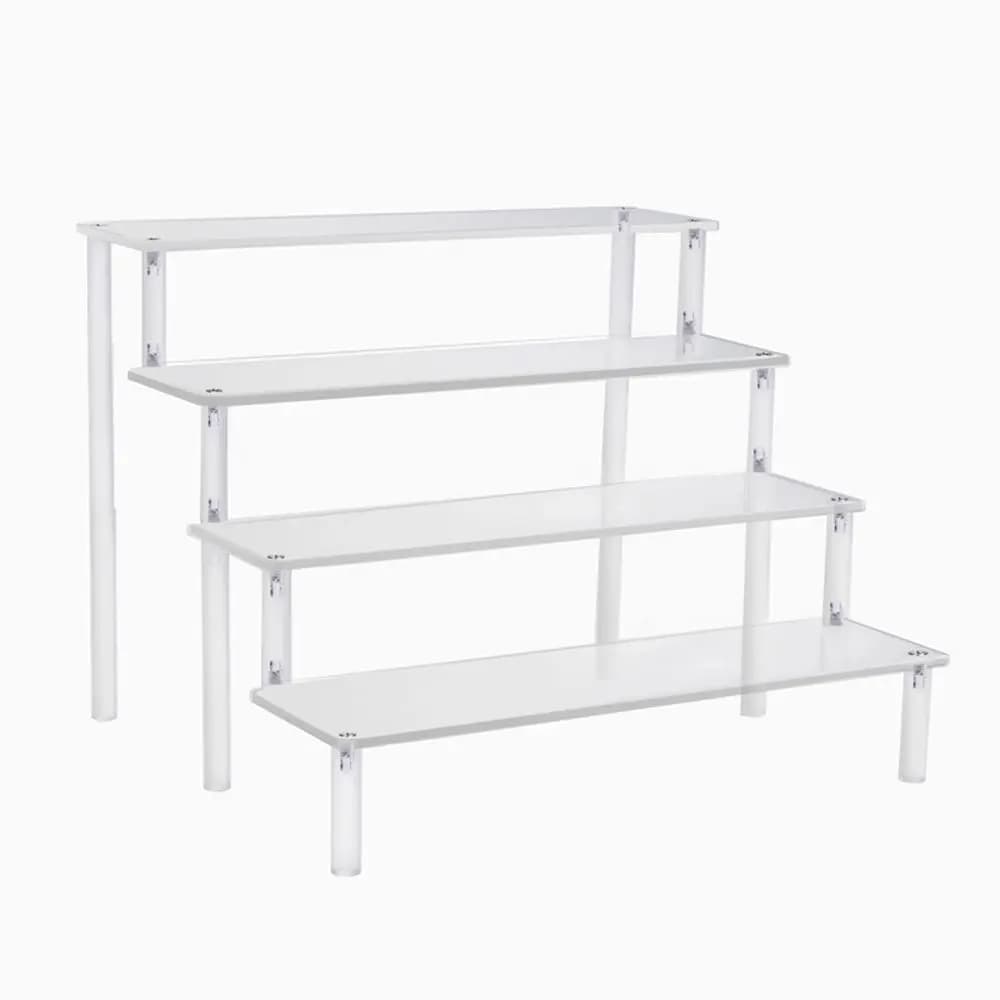 Nuovo espositore in acrilico da 20/30/40 cm trasparente espositore per figurine scaffale per trucco in acrilico