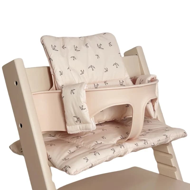 Cuscino per Seggiolone Stokke Tripp Trapp, Seduta Imbottita Morbida con Schienale, Set per Bambini Compatibile, Facile da Pulire