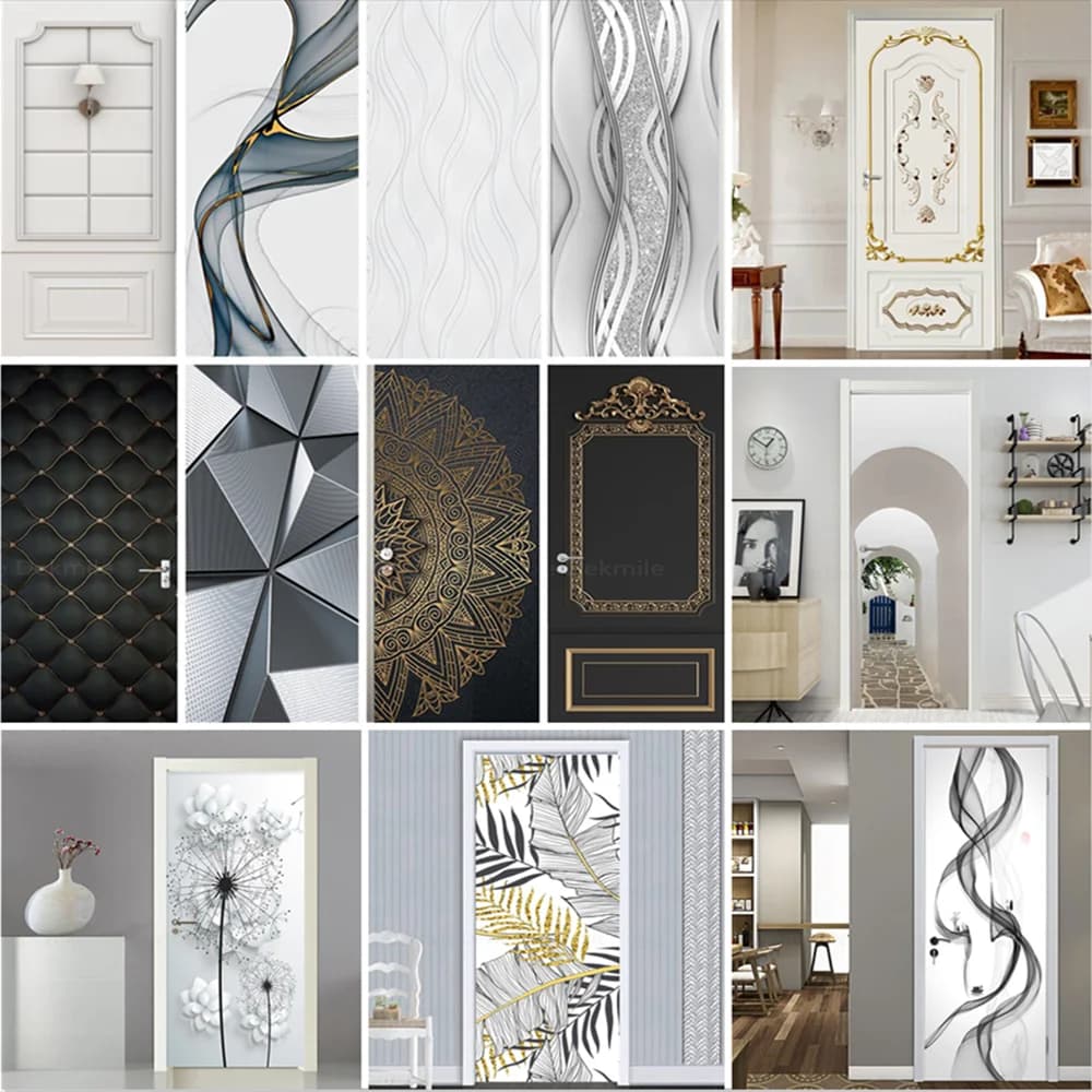 Carta da parati impermeabile autoadesiva in PVC moderna Retro puntini Design simulazione adesivo per porte in vetro letto di casa adesivi murali bagno