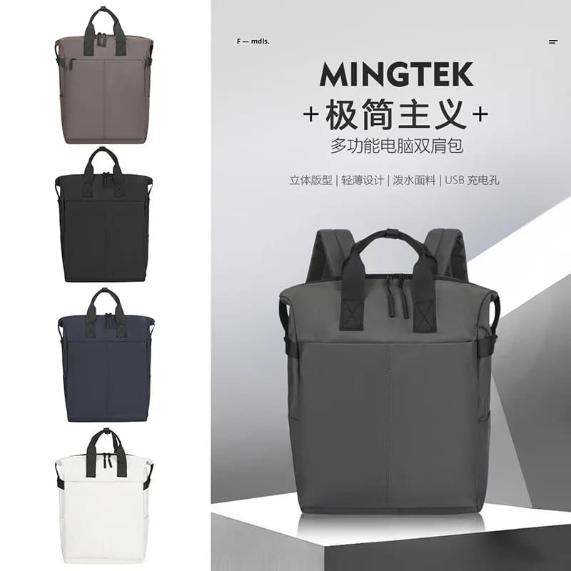 Zaino per Laptop, Borsa per Computer Stile Business per Lavoro e Viaggio, Zaino per Studenti con Scomparto Imbottito, Bagaglio a Mano