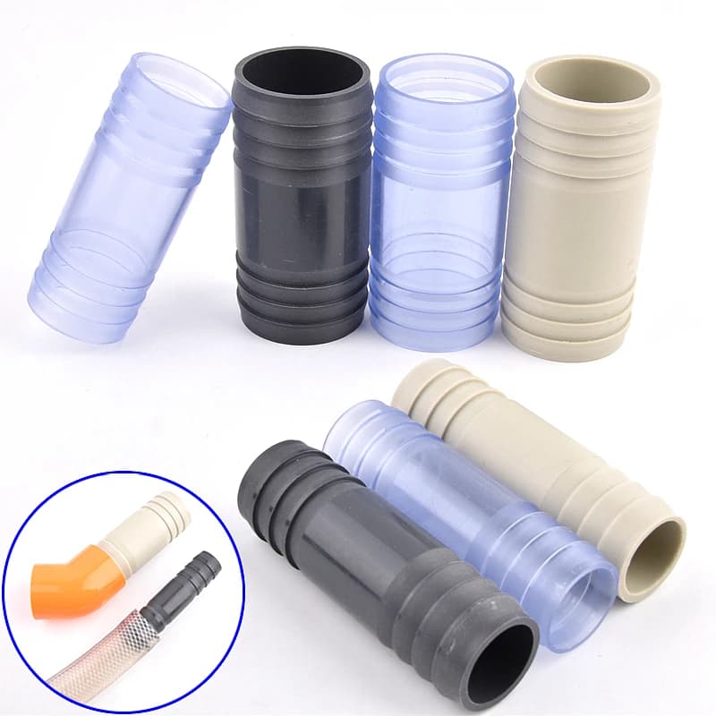 20 ~ 50mm UPVC/PPH Doppio Pagoda Dritto Attraverso Il Connettore Giardino di Irrigazione Tubo Dell'acqua Comune Acquario Serbatoio di Pesce Connettore