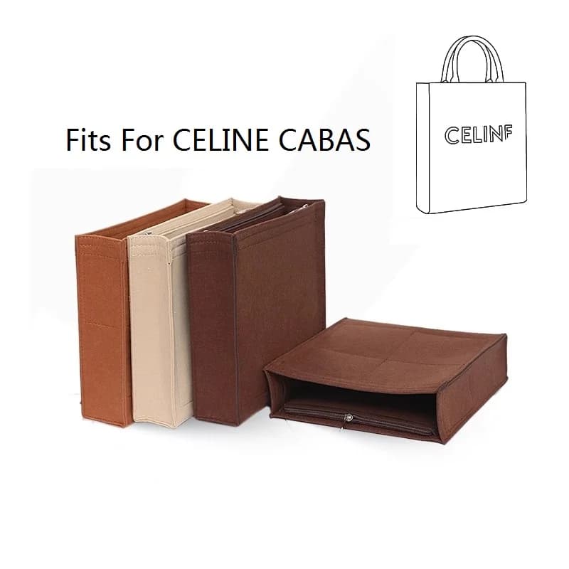 Borsa con inserto in feltro per CABAS Tote Makeup Borse cosmetiche Borsa interna da viaggio Organizer