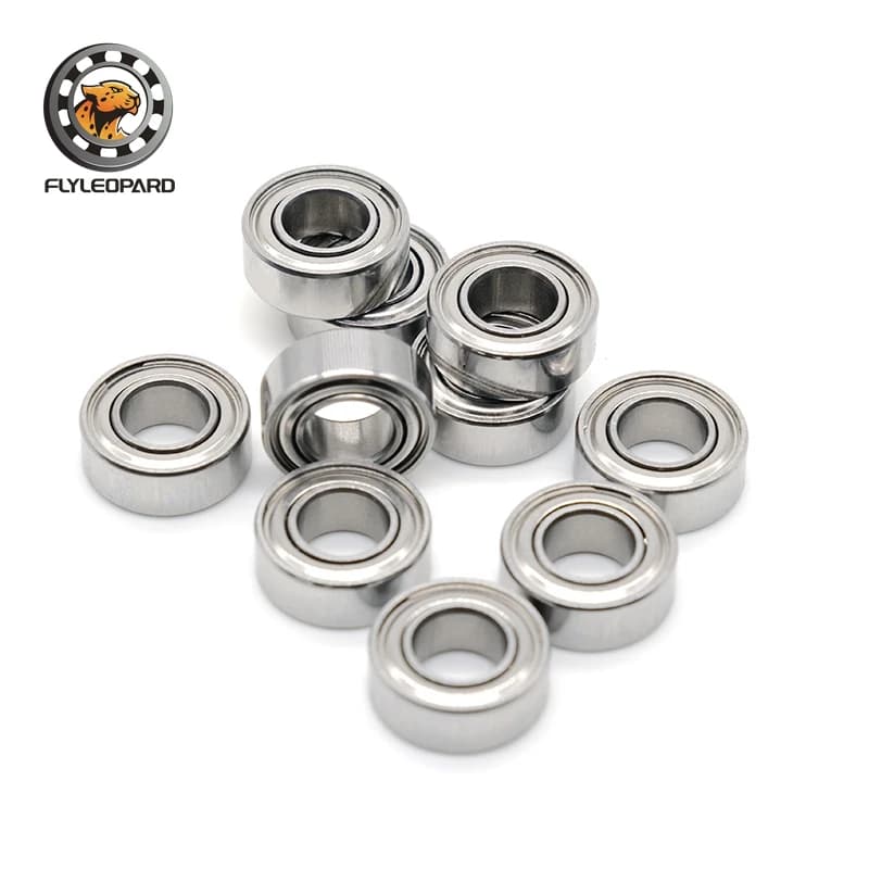 Cuscinetto R188ZZ da 10 pezzi 6,35x12,7x4,762mm ABEC-9 in acciaio cromato a doppia schermatura 1/4"x1/2"x3/16" ad alta velocità R188 Z ZZ