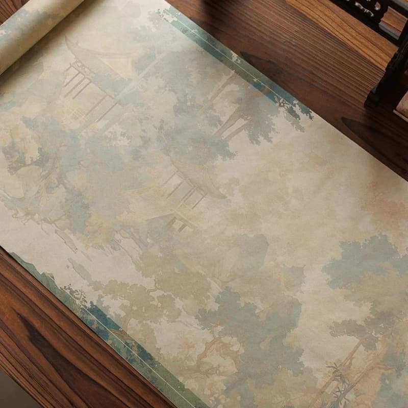 Carta Xuan Colorata Tradizionale Vintage per Calligrafia Cinese, Fogli per Creazioni e Pratica di Pittura a Inchiostro