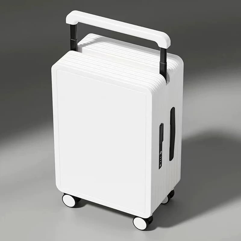 Valigia da viaggio con manico largo per donna e uomo Valigia da viaggio da 20-26 pollici Borsa da cabina Bagagli di grande capacità con ruote lisce