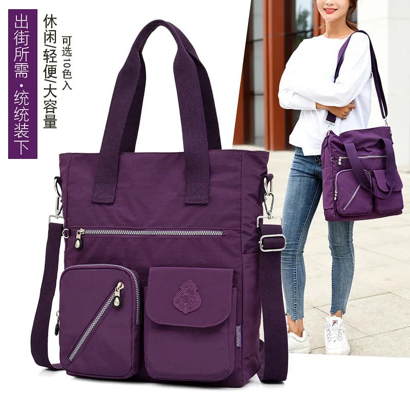 Borse a tracolla con manico superiore Borse da donna di marca famosa in nylon con tracolla grande da spiaggia Borse a tracolla casual Tote Borsa