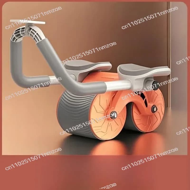 Attrezzatura per allenamento fitness domestico per esercizi addominali con ruota a rulli Ab con rimbalzo automatico