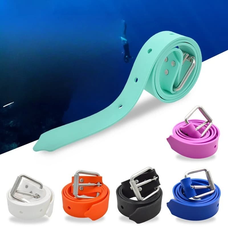 Cintura per pesi da immersione professionale con blocchi di piombo e fibbia a sgancio rapido Design solido regolabile per immersioni libere