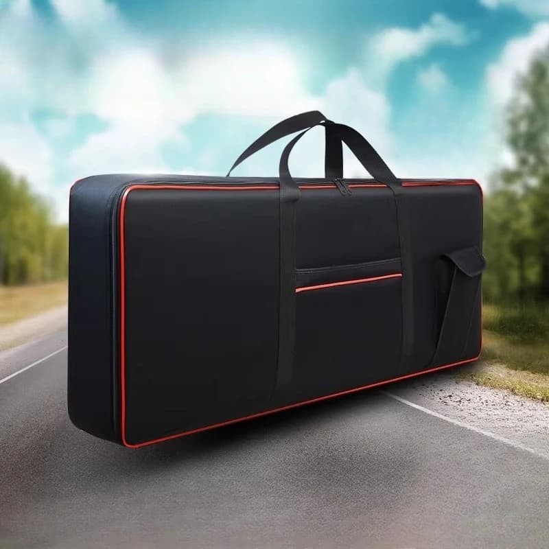 Borsa per Organo Elettronico a 61 Tasti, Zaino Impermeabile Rinforzato per Pianoforte Elettrico, Custodia Protettiva per Tastiera, Borsa da Trasporto