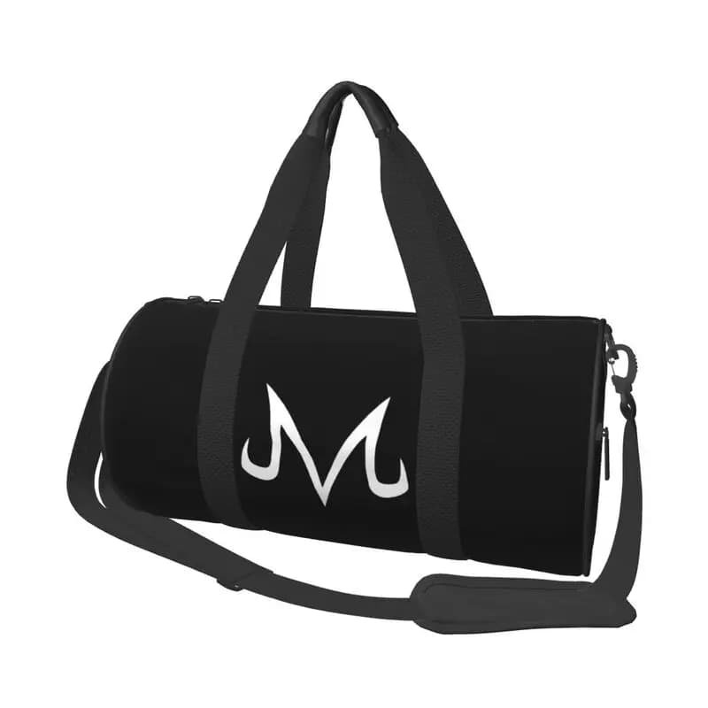 Borsone da viaggio rotondo con stampa Majin Buu Borsa da palestra sportiva Scomparto per scarpe per uomo Donna Borsa leggera pieghevole impermeabile