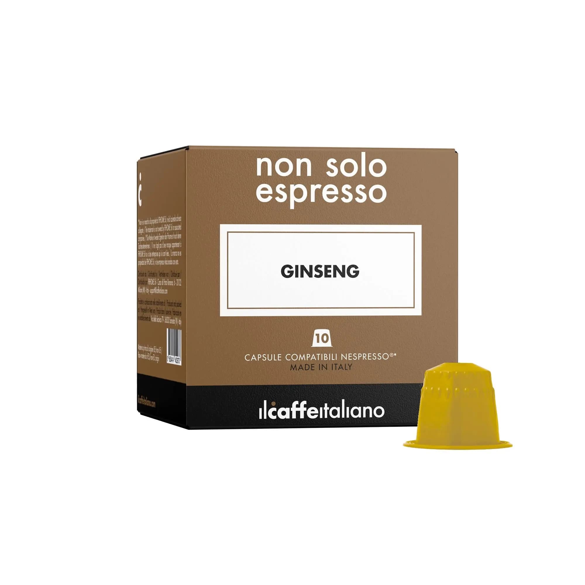 80 Capsule Ginseng - Il Caffè Italiano -  Capsule Compatibili Nespresso®