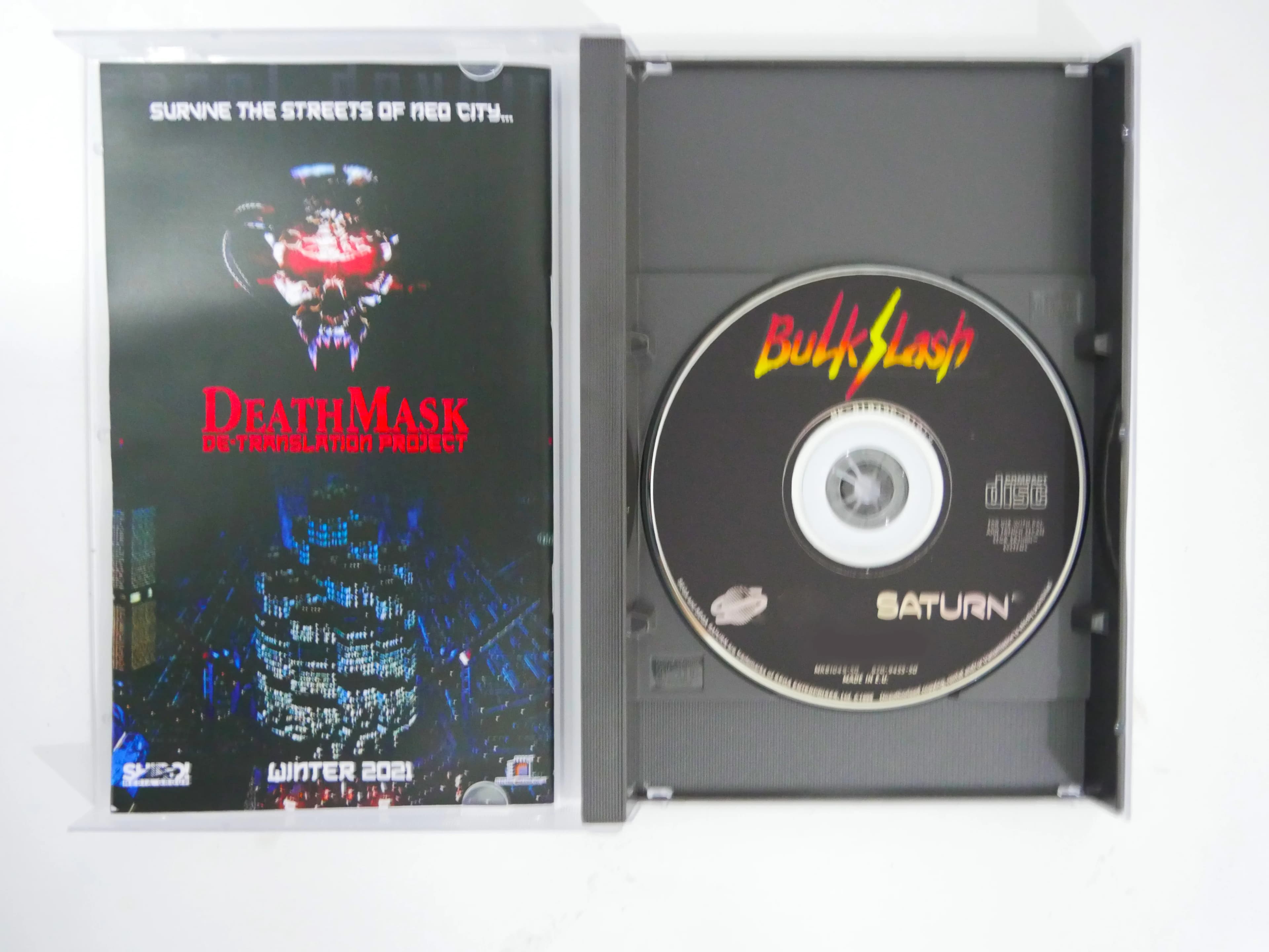 Gioco Saturn Copy Disc Bulk Slash con Manuale, Sblocca Giochi per Console SS, Lettura Diretta su Unità Ottica, Gioco Video Retrò