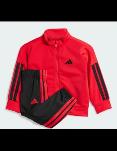 Tuta Bambino Adidas Essentials - Rosso/Nero