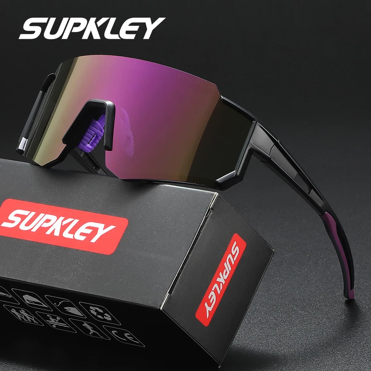 SUPKLEY Advanced Sense Temperamento di nicchia Occhiali da sole da uomo Lenti TAC Pesca Campeggio UV400 Riduzione dell'abbagliamento Occhiali da sole