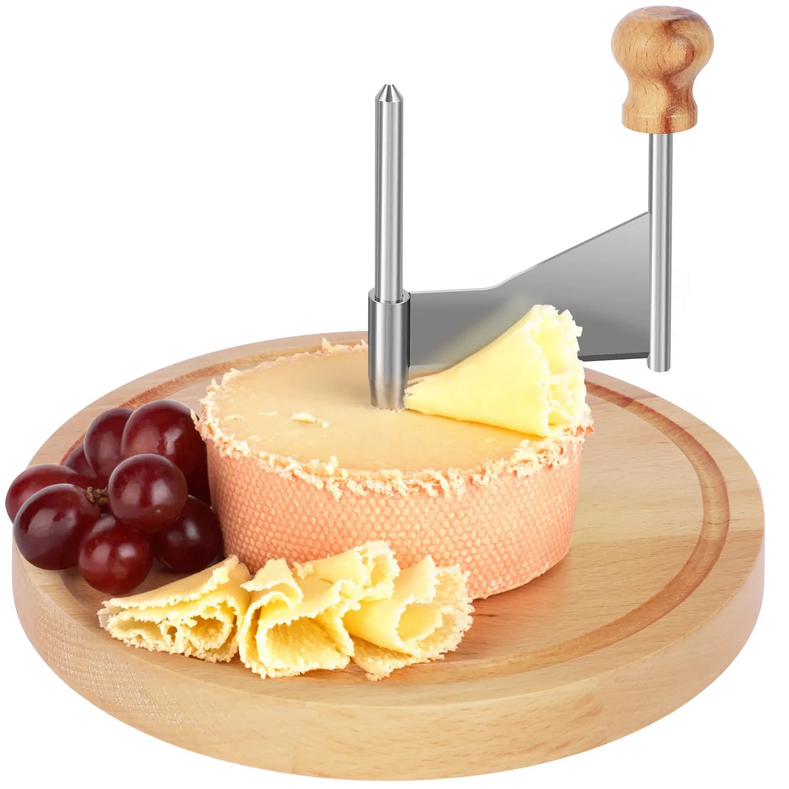 Tagliapasta per formaggio Rasoio per formaggio in acciaio inossidabile Grattugia per burro portatile da cucina Trituratore per formaggio al cioccolato