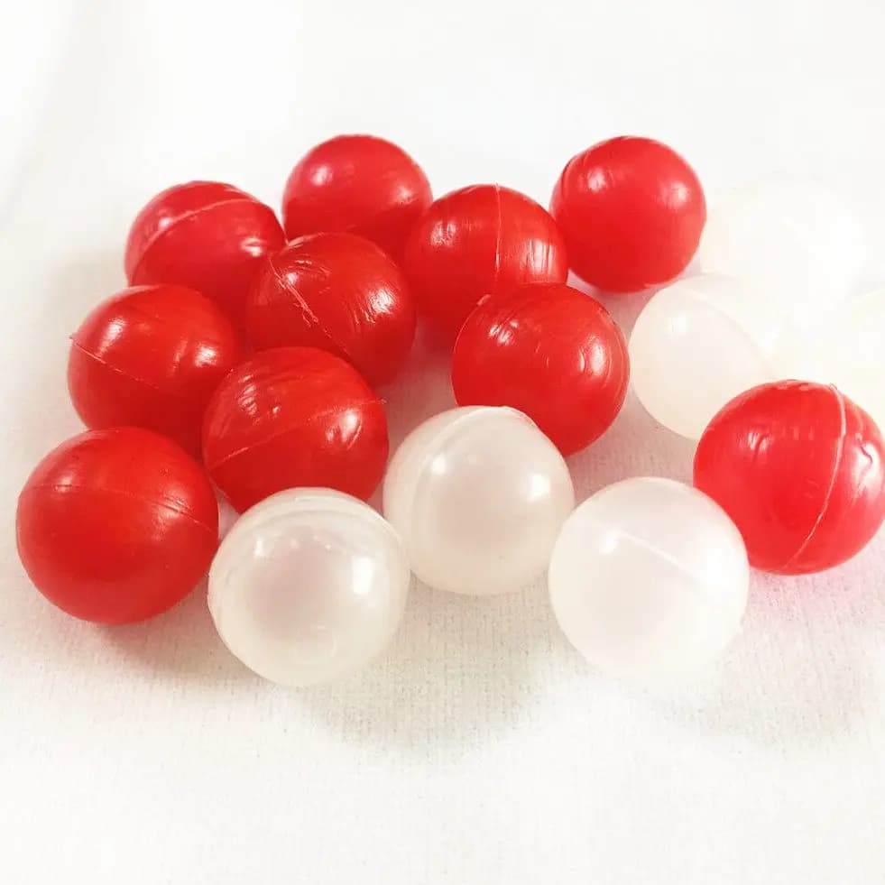 Sfera di Precisione in Polipropilene PP Rosso, Diametro 5/6/6.5/8/10/12/15/20/50mm, Indicatore di Livello Liquido Galleggiante