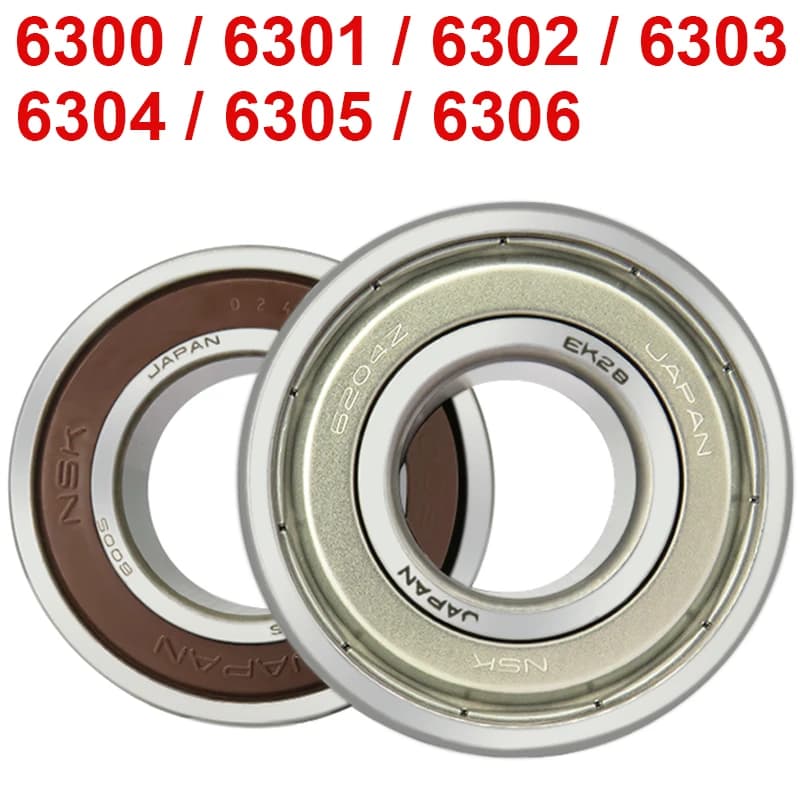 6300 6301 6302 6303 6304 6305 6306 ZZ DDU RS cuscinetti di alta qualità cuscinetti ad alta velocità giappone NSK importato cuscinetto 20x52x15mm