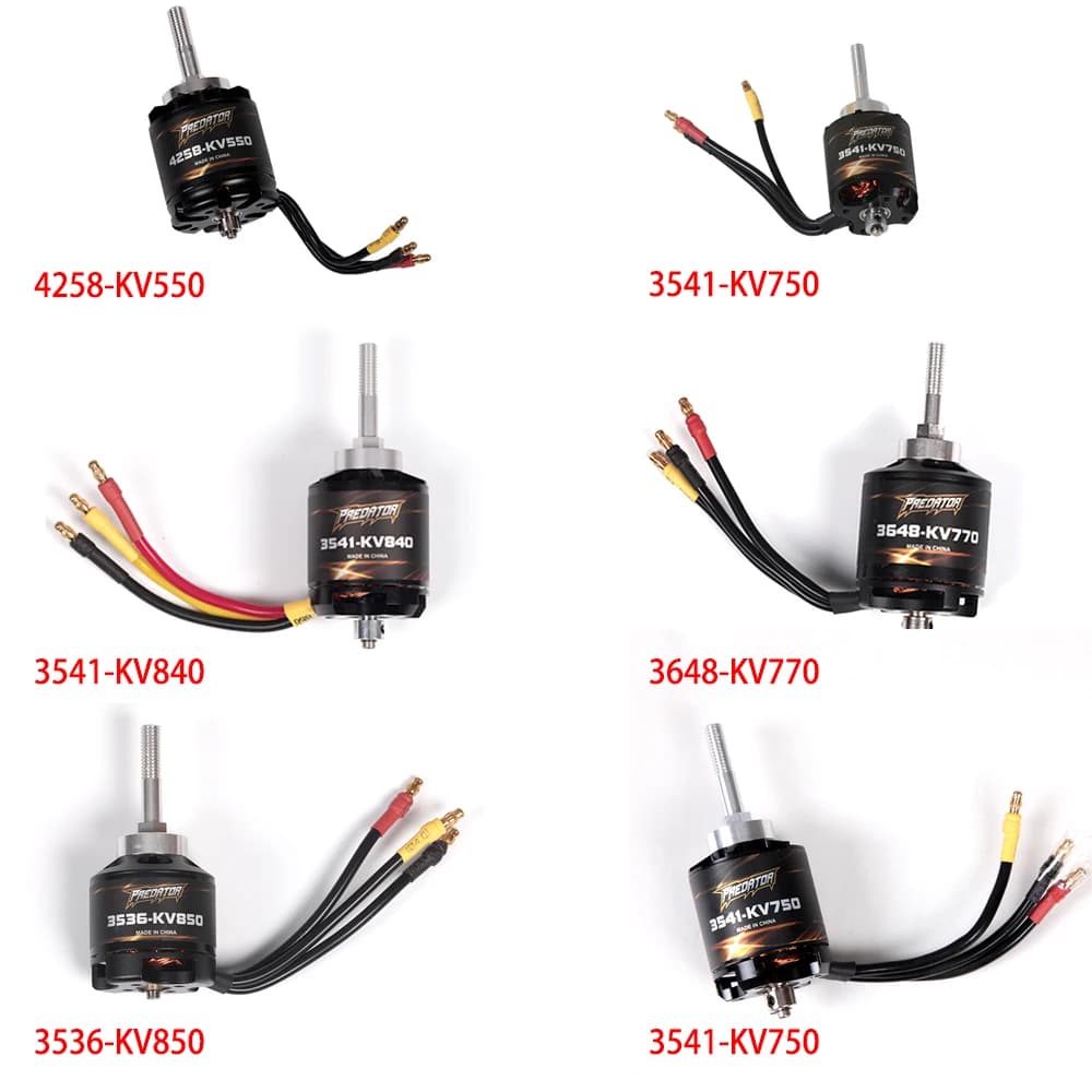 FMS RC Airplane Aereo Motori Brushless 5060 4258 4250 3648 3536 3541 3948 KV540 KV580 KV360 KV850 Modello di Aeromobile Avion Parti