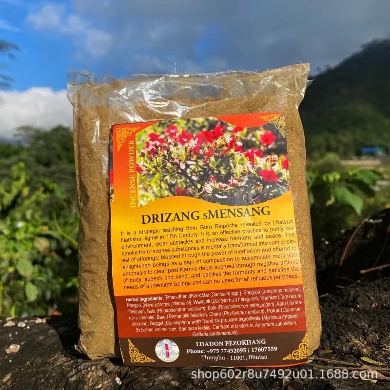250 grammi di polvere profumata naturale pura Fumo puro di montagna per l'aroma in polvere per purificare l'aria e acalmarsi lo spirito