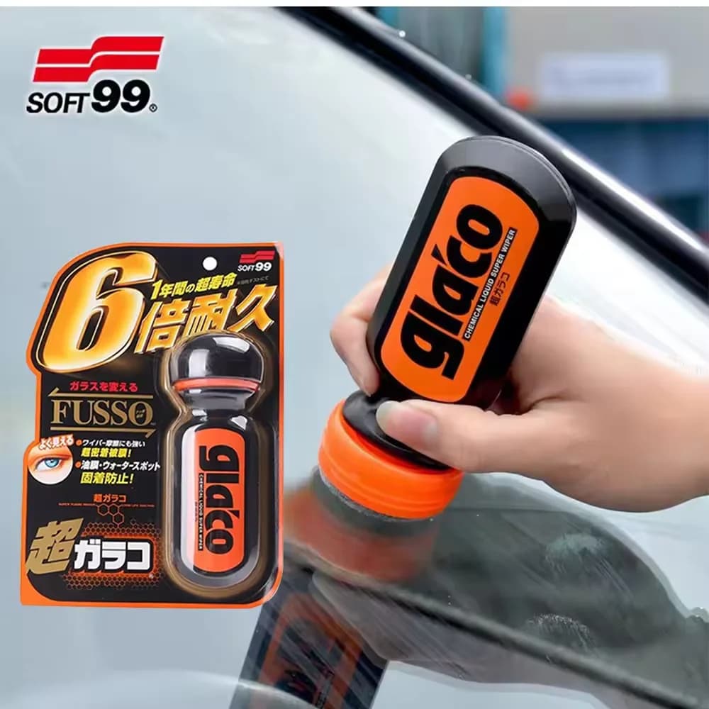 Agente di rivestimento antipioggia per vetri auto da 70 ml, accessori auto Soft99 Glaco, repellente all'acqua per parabrezza a lunga durata,