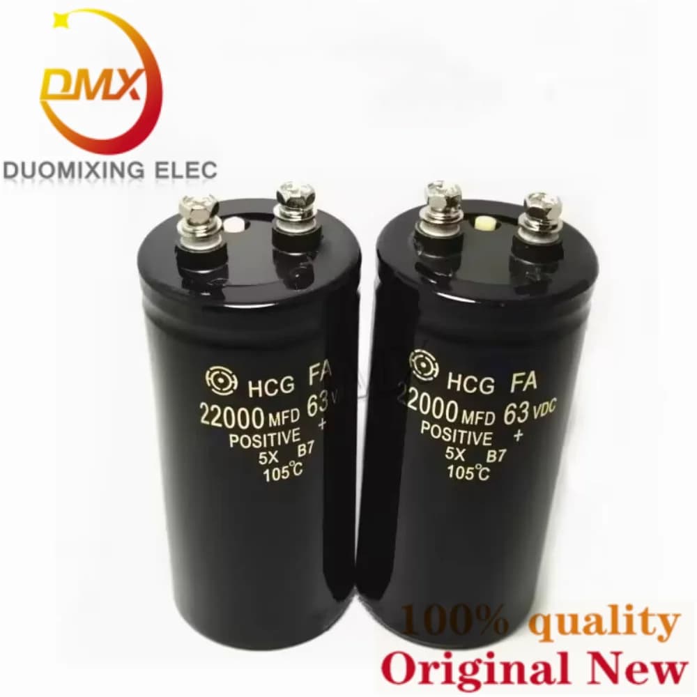 22000UF 80V 63V 22000MFD 100VDC 63VDC 105 °   Filtro audio amplificatore di potenza per macchina da taglio a filo con condensatore elettrolitico 50 *
