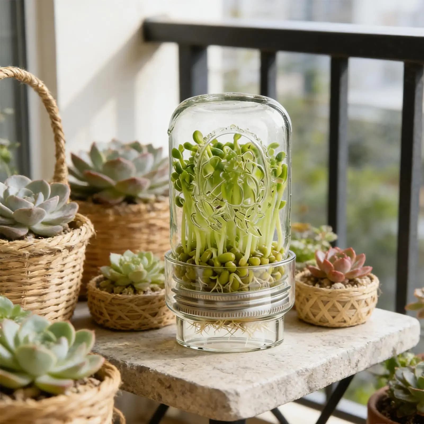 Kit per la Germinazione di Verdure Salutari: Kit per la Coltivazione di Germogli di Broccoli per Giardinieri, Principianti, Coltivatori Domestici e