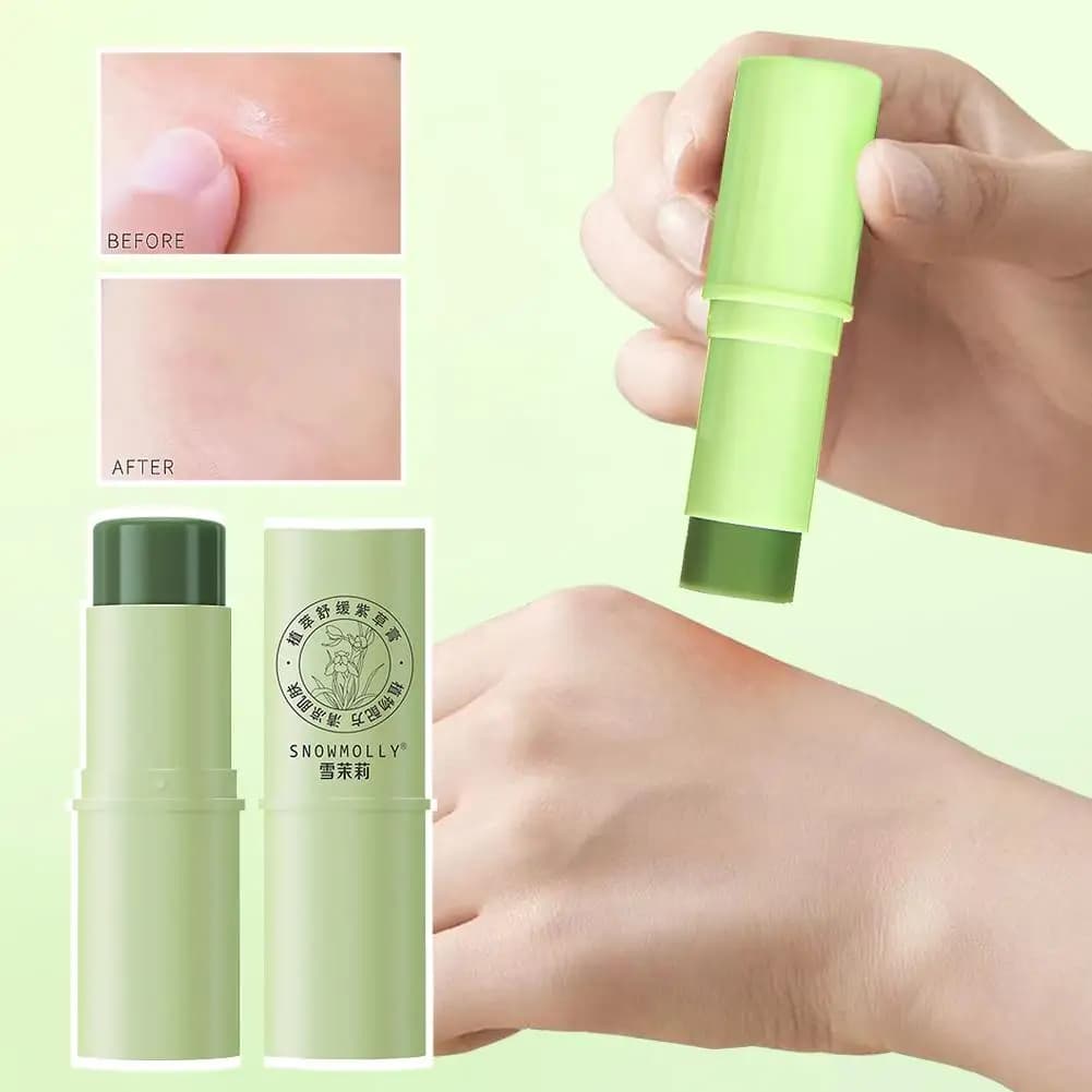 Stick lenitivo alle erbe con estratto vegetale Snowmolly, repellente per zanzare e previene le punture estive.