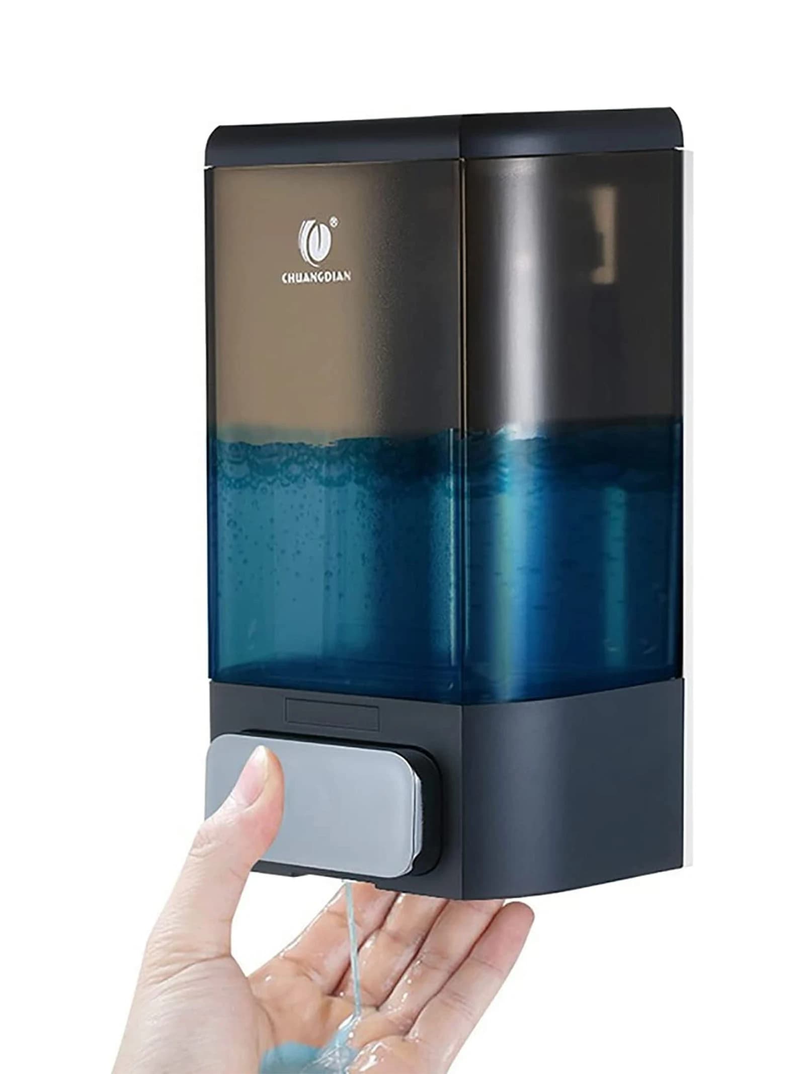 Dispenser di sapone liquido trasparente per Shampoo balsamo lozione Gel doccia detersivo piatto lavamani accessori da cucina per il bagno