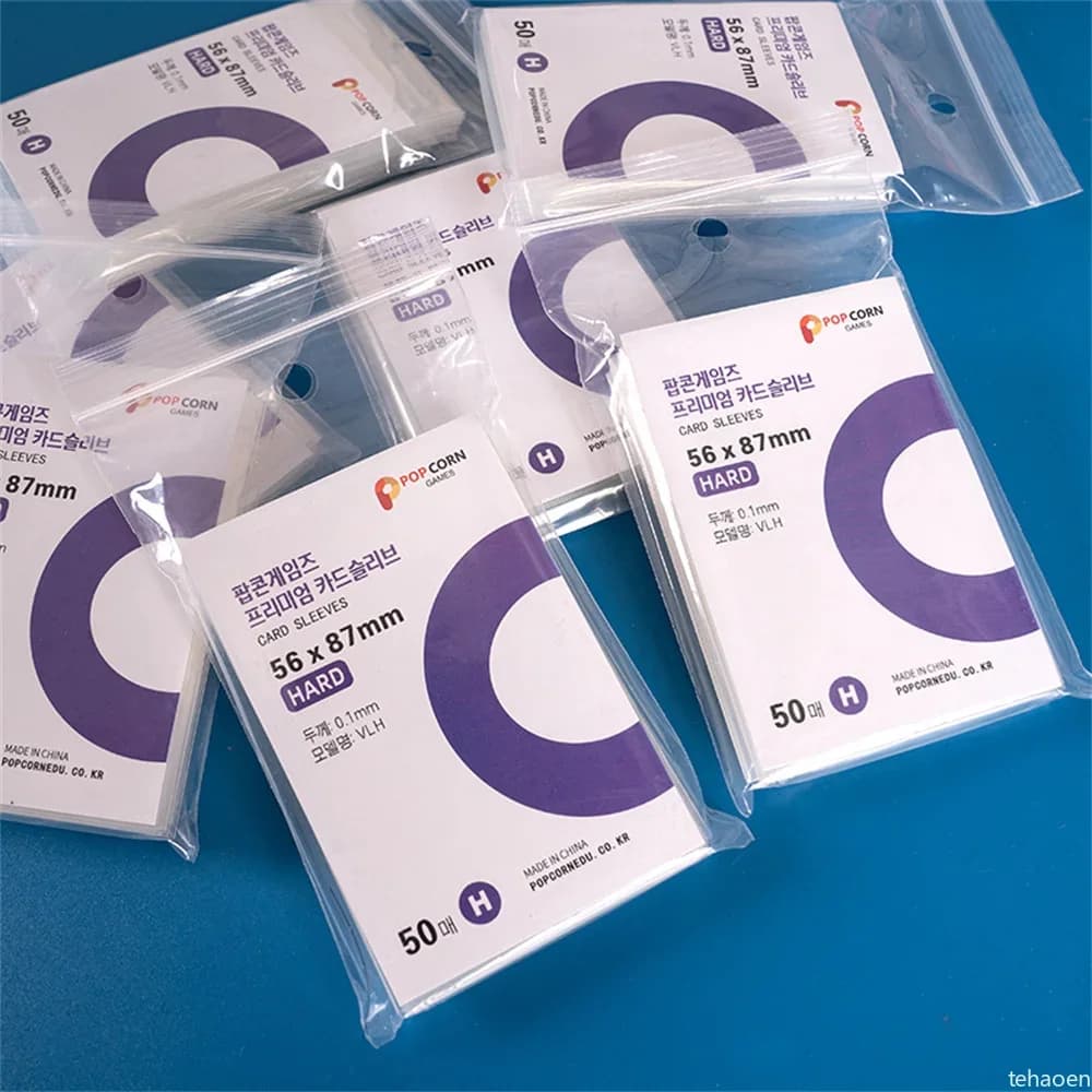 50-600 Pz Corea Buste per carte HD Trasparente Kpop Idol Card Custodia protettiva Photcards Custodia protettiva per popcorn Card Holde