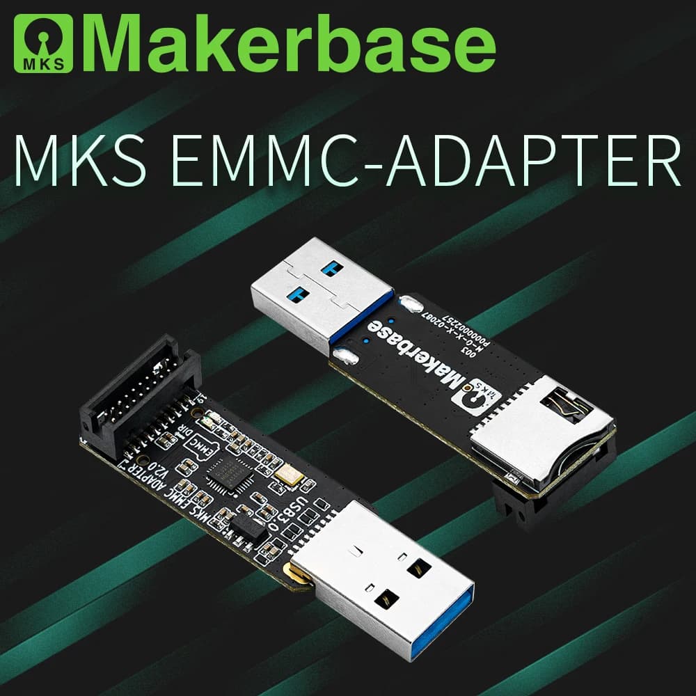Makerbase MKS EMMC-ADAPTER V2 e EMMC32GB Lettore USB 3.0 per modulo MKS EMMC Scheda Micro SD TF MKS Pi MKS SKIPR
