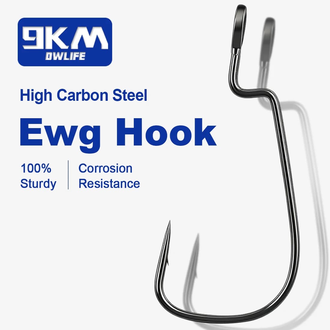100 ~ 200 pezzi Ewg Hook Wide Gap Worm Fishing Hooks Texas Rig Hooks