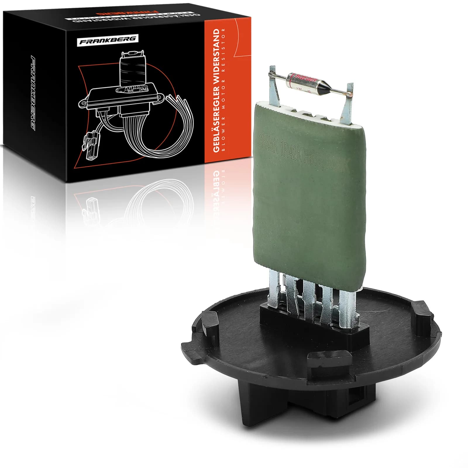 Resistore Frankberg 1x per motore ventola pre-resistore per Citroën C3 II Box/Hatchback DS3 723695 701813 6441CT 7701206540