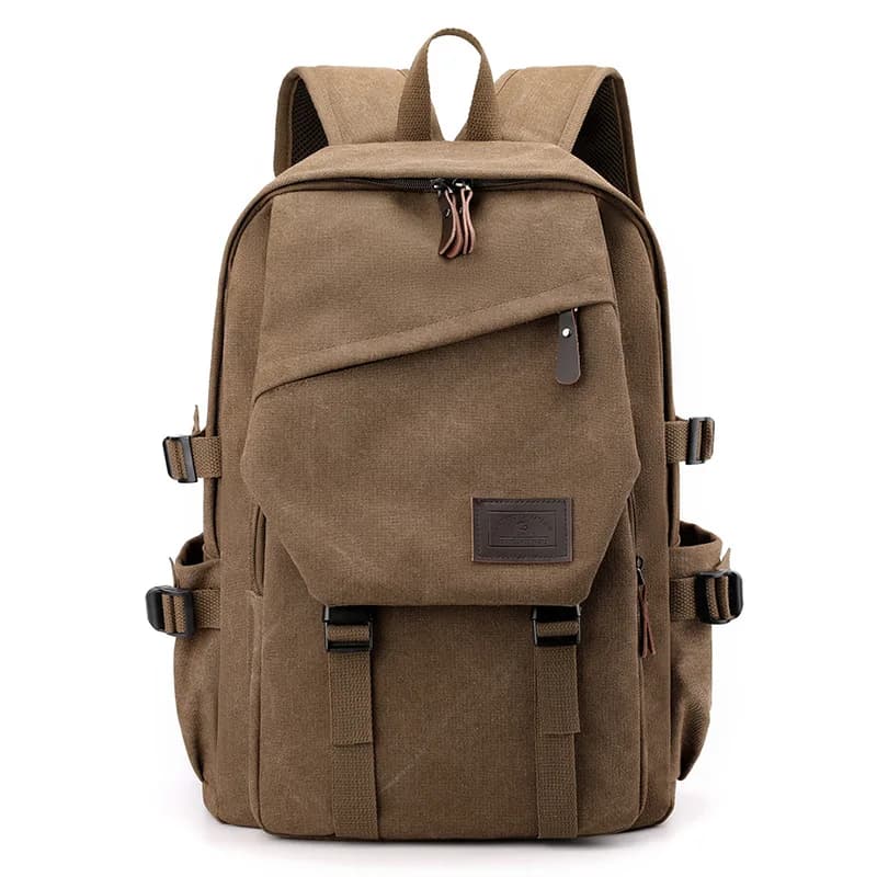 Zaino da uomo nuovo di alta qualità da uomo zaino da viaggio all'aperto di grande capacità zaino casual quotidiano in tela stile retrò
