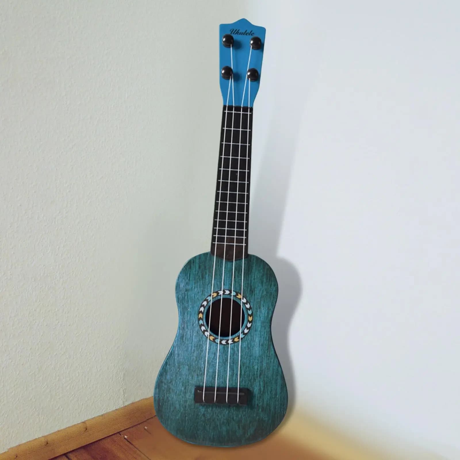 1 Pz Ukulele Chitarra Strumming Training Apprendimento precoce Educazione Adulti 4 corde Soprano Ukulele per bambini Giocattolo per bambini compleanno