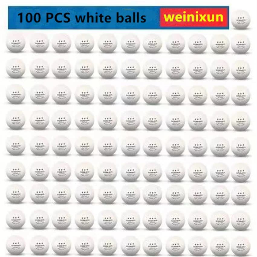 Palline da Ping Pong a 3 stelle nuovo materiale A40 palline da Ping-Pong da allenamento durevoli ad alta elasticità