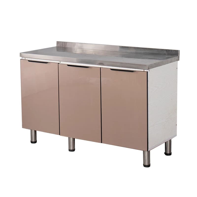 Mobili da cucina a montaggio semplice, mobiletto per fornelli, lavello domestico in acciaio inossidabile, cucina integrata per uso rurale/affitto