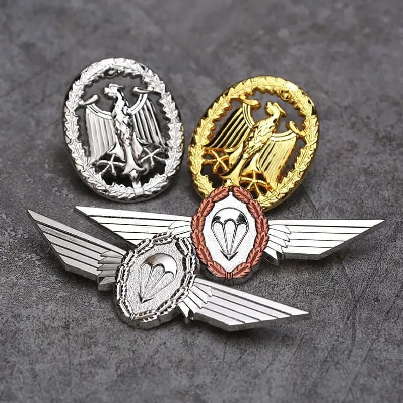 Distintivo di Servizio Oltremare, Distintivo del Paracadutista Tedesco per Collezione di Medaglie per Servizio Distinguente, Articoli da Collezione e